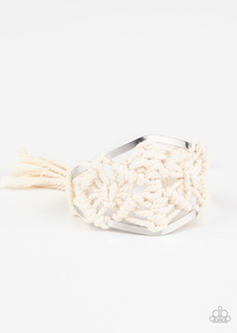 Macrame Mode White Bracelet - SC Bling Boutique