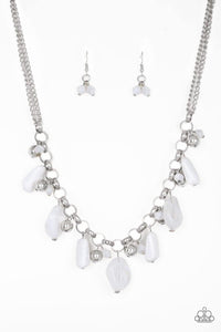 Grand Canyon Grotto - White Necklace - SC Bling Boutique