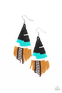 Summer Heat Black Earring - SC Bling Boutique