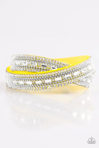 Shimmer and Sass Yellow Urban Bracelet - SC Bling Boutique