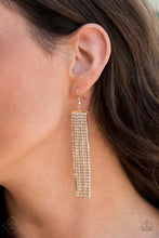 Cargar imagen en el visor de la galería, Top-Down Shimmer Gold Earring - SC Bling Boutique