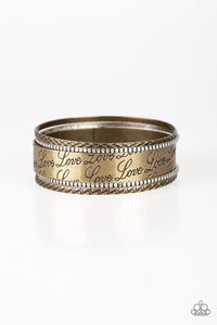 Literally Loveable Brass Bracelet - SC Bling Boutique