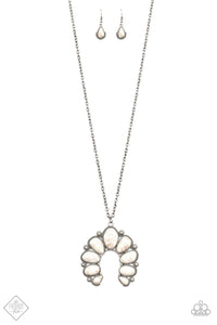 Stone Monument White Necklace - SC Bling Boutique