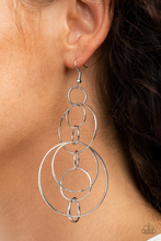 Cargar imagen en el visor de la galería, Running Circles Around You - Silver Earring - SC Bling Boutique