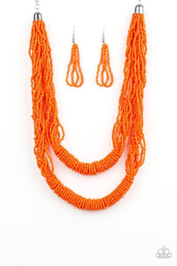 Right As RAINFOREST Orange Necklace - SC Bling Boutique