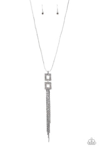 Times Square Stunner - Silver Necklace - SC Bling Boutique