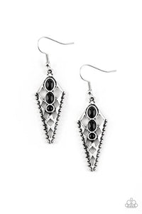 Terra Territory Black Earring - SC Bling Boutique