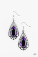 Cargar imagen en el visor de la galería, Superstar Stardom Purple Earring - SC Bling Boutique