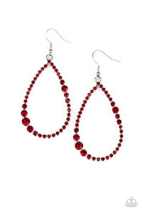 Diva Dimension - Red Earring - SC Bling Boutique