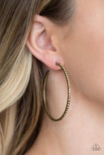 Load image into Gallery viewer, Trending Twinkle Brass Hoop Earring - SC Bling Boutique