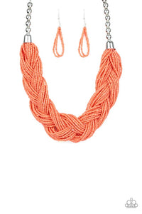 The Great Outback Orange Necklace - SC Bling Boutique