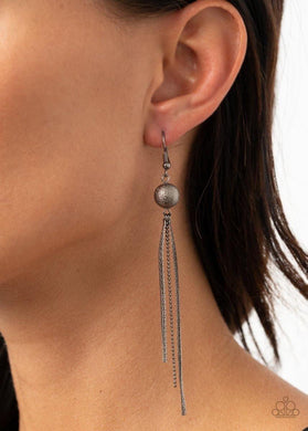 SLEEK-ing Revenge - Black Earring - SC Bling Boutique