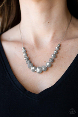 Crystal Carriages Necklace-Silver - SC Bling Boutique