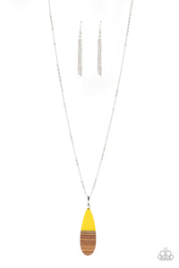 Going Overboard Yellow Necklace - SC Bling Boutique