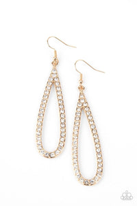 Glitzy Goals - Gold Earring - SC Bling Boutique