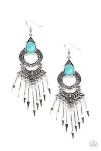 Southern Spearhead Blue Earring - SC Bling Boutique