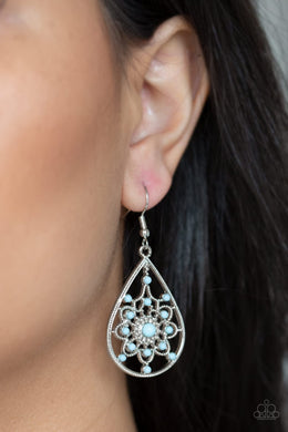 Paparazzi A Flair For Fabulous Blue earrings - SC Bling Boutique