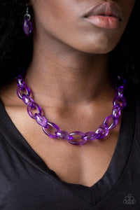 Ice Queen Purple Necklace - SC Bling Boutique