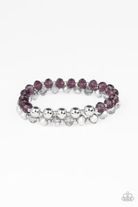 Millennial Grandeur Purple bracelet - SC Bling Boutique