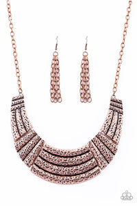 Ready to Pounce - Copper Necklace - SC Bling Boutique