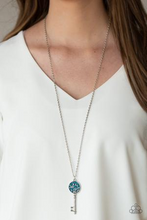 Load image into Gallery viewer, Key Keepsake Blue Necklace - SC Bling Boutique