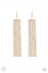 Top-Down Shimmer Gold Earring - SC Bling Boutique