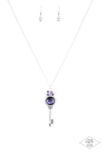 Cargar imagen en el visor de la galería, Unlock Every door Purple Necklace - SC Bling Boutique