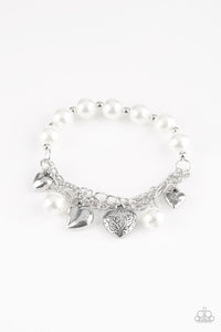 More Amour White Bracelet - SC Bling Boutique