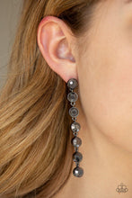 Load image into Gallery viewer, Dazzling Debonair Black Post Earring - SC Bling Boutique