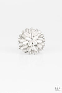 Bloom in’ Bloomer White Ring - SC Bling Boutique