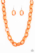 Cargar imagen en el visor de la galería, Ice Queen - Orange Necklace - SC Bling Boutique