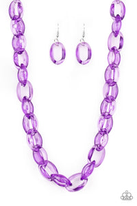 Ice Queen Purple Necklace - SC Bling Boutique