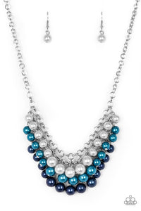 Run For The Heels! blue Necklace - SC Bling Boutique