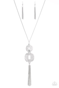 Timelessly Tasseled Silver Necklace - SC Bling Boutique