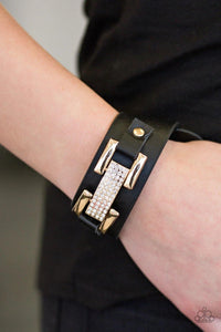 Going Platinum Black Urban Bracelet - SC Bling Boutique