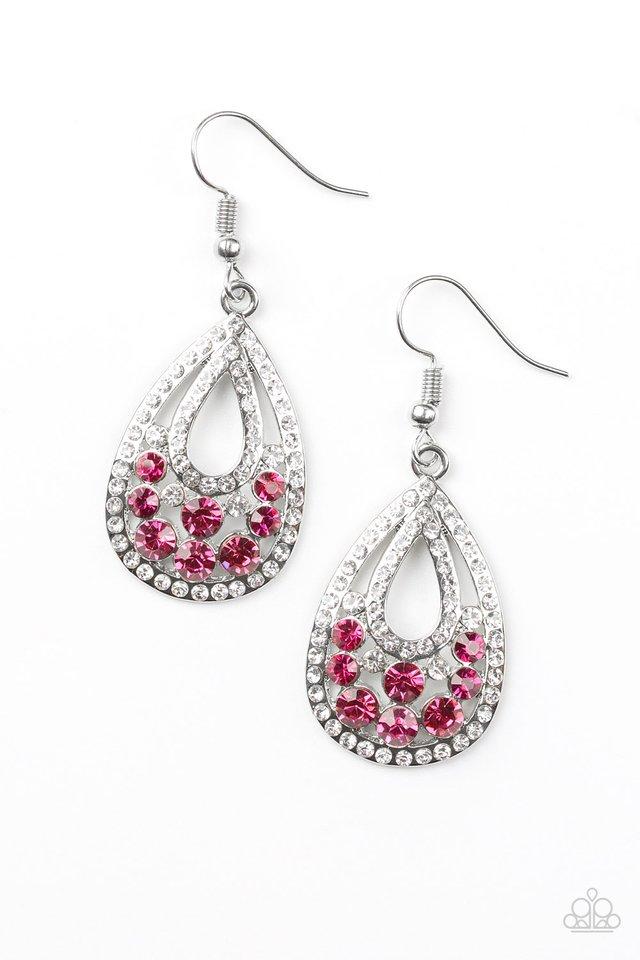 Sparkling Stardom - Pink Earring - SC Bling Boutique