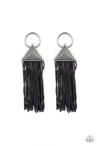 Oh My GIZA Black Post Earring - SC Bling Boutique