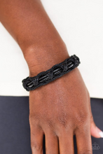 Load image into Gallery viewer, Don’t Weave Me Hanging Black Urban Bracelet - SC Bling Boutique