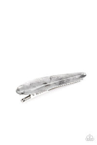 Naturally Bright Silver Hair Clip - SC Bling Boutique