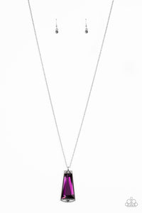 Empire State Elegance - Purple Necklace - SC Bling Boutique