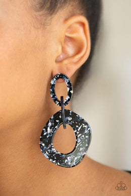 Confetti Congo Blue Earring - SC Bling Boutique