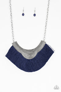 My Pharaoh Lady Blue Necklace - SC Bling Boutique