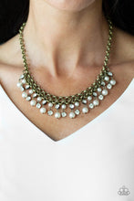 Cargar imagen en el visor de la galería, You May Kiss The Bride Brass Necklace - SC Bling Boutique