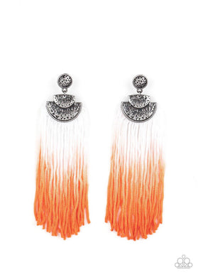 DIP It Up - Orange Earring - SC Bling Boutique