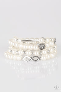 Paparazzi Limitless Luxury White bracelet - SC Bling Boutique