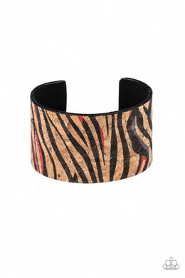 Zebra Zone Red Bracelet - SC Bling Boutique