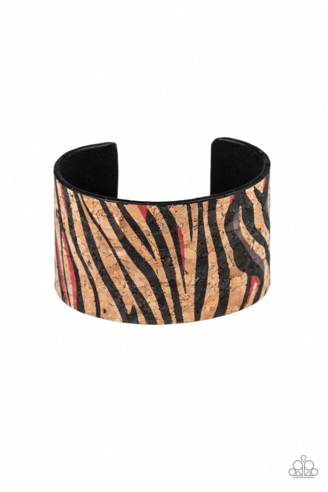 Zebra Zone Red Bracelet - SC Bling Boutique