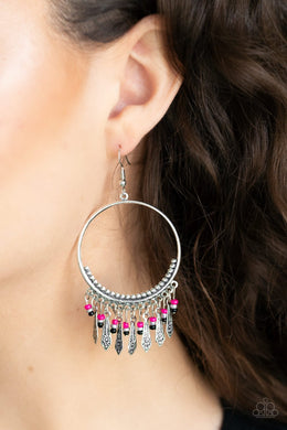 Floral Serenity Pink Earring - SC Bling Boutique