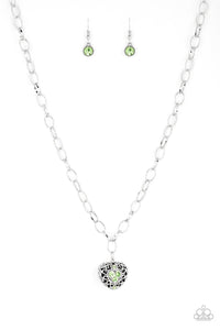 No Love Lost Green Necklace - SC Bling Boutique