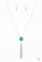 Laden Sie das Bild in den Galerie-Viewer, The Glow Show Blue Necklace - SC Bling Boutique